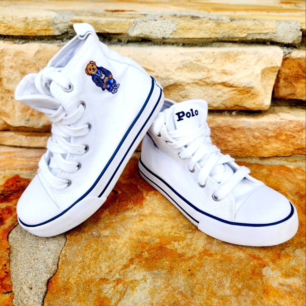 Polo Ralph Lauren Hamptyn HI Youth Size 11 White